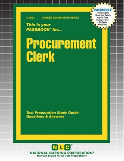 Procurement Clerk, Passbooks - Paperback - 9781799326236