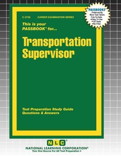 Transportation Supervisor, Passbooks - Paperback - 9781799327387