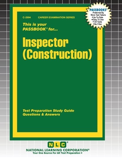 Inspector (Construction), Passbooks - Paperback - 9781799329947