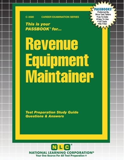 Revenue Equipment Maintainer, Passbooks - Paperback - 9781799335801