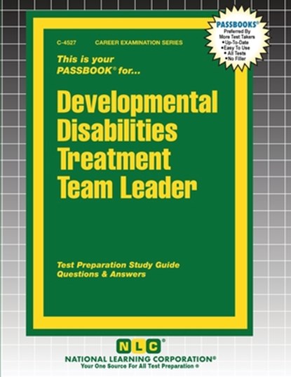 Developmental Disabilities Treatment Team Leader, Passbooks - Paperback - 9781799345275