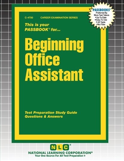 Beginning Office Assistant, Passbooks - Paperback - 9781799347002