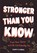 Stronger Than You Know, Poppy O'Neill - Paperback - 9781800073418