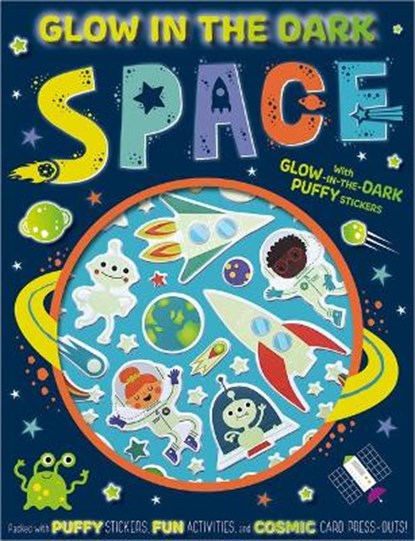 Glow in the Dark Space Activity Book, Patrick Bishop - Paperback - 9781800589957
