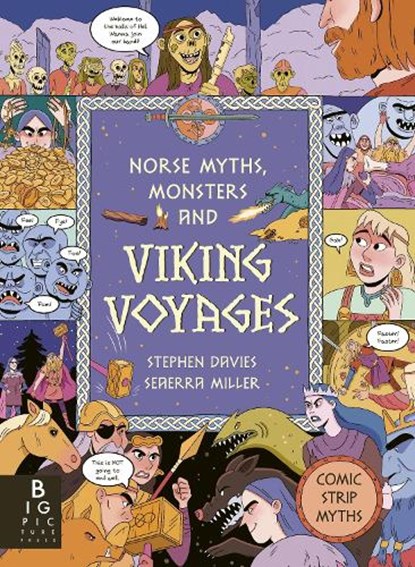 Comic Strip Myths: Norse Myths, Monsters and Viking Voyages, Stephen Davies - Gebonden - 9781800786745