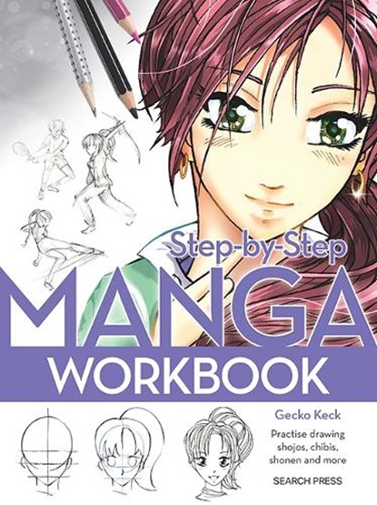 Step-by-Step Manga Workbook, Gecko Keck - Paperback - 9781800922389
