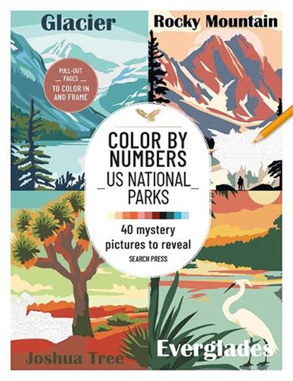 Color by Numbers: US National Parks, niet bekend - Paperback - 9781800924604
