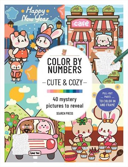 Color by Numbers: Cute & Cozy, niet bekend - Paperback - 9781800925151
