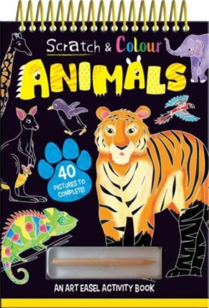 Scratch and Colour Animals, Jenny Copper - Gebonden - 9781801052658