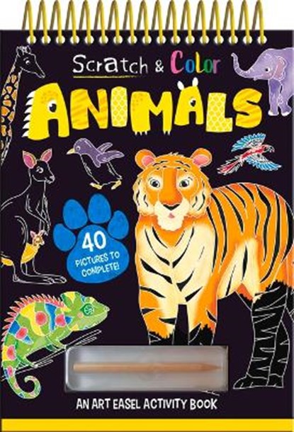 Scratch and Color Animals, COPPER,  Jenny - Gebonden - 9781801052702