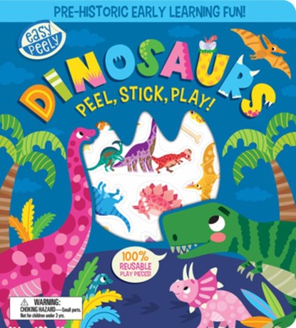 Easy Peely Dinosaurs - Peel, Stick, Play!, Holly Hall - Gebonden - 9781801059145