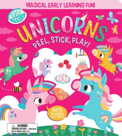 Easy Peely Unicorns - Peel, Stick, Play!, Holly Hall - Gebonden - 9781801059152