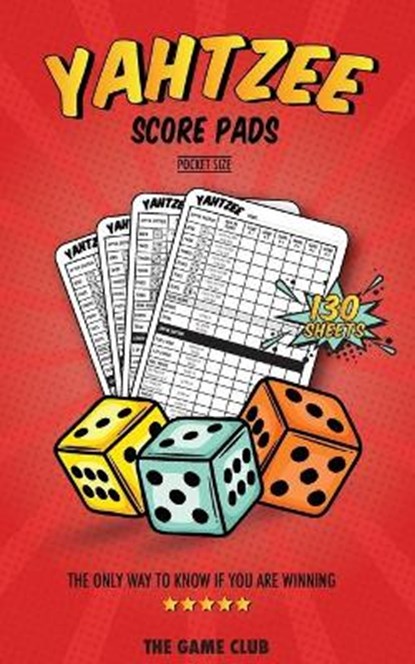 YAHTZEE Score Pads, CLUB,  The Game - Paperback - 9781801233385