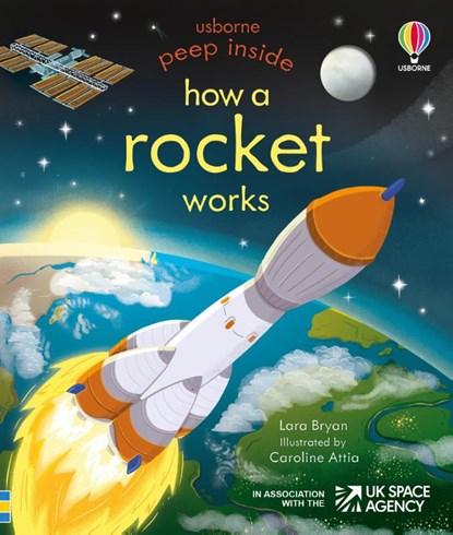 Peep Inside How a Rocket Works, Lara Bryan - Gebonden - 9781801311823