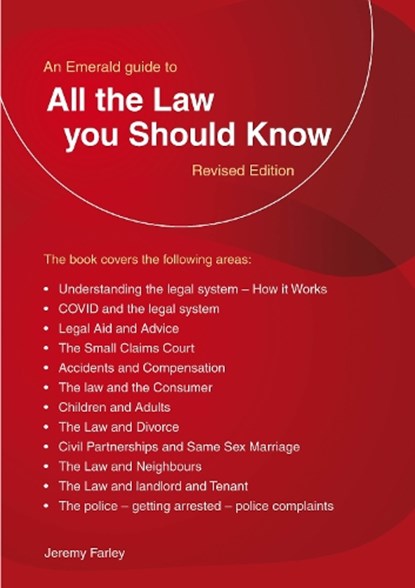 An Emerald Guide to all the Law You Should Know, Jeremy Farley - Paperback - 9781802361261