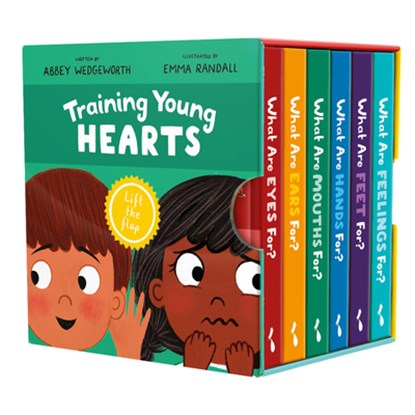 Training Young Hearts Board Books Boxed Set: 6 Lift-The-Flap Board Books & Guide for Grown-Ups, Abbey Wedgeworth - Gebonden - 9781802543278