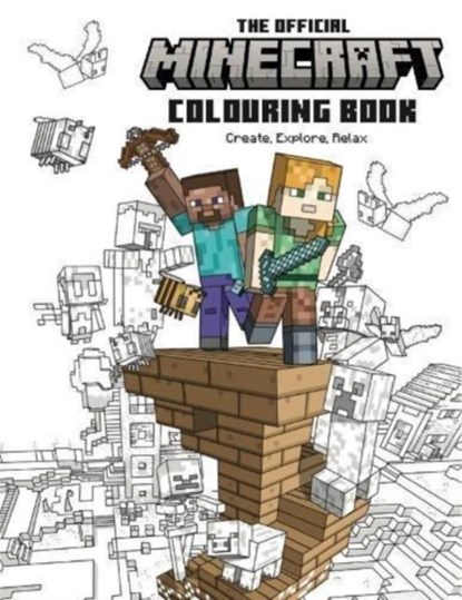 The Official Minecraft Colouring Book, Titan Books - Paperback - 9781803363868
