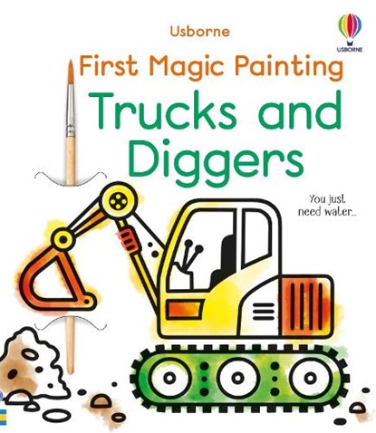 First Magic Painting Trucks and Diggers, Abigail Wheatley - Paperback - 9781803701080