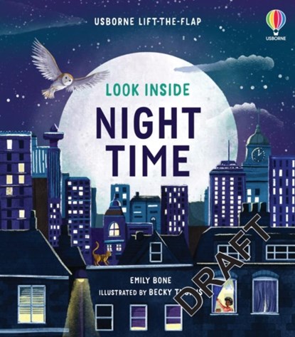 Look Inside Night Time, Emily Bone - Gebonden - 9781803701264
