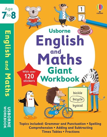 Usborne English and Maths Giant Workbook 7-8, Holly Bathie ; Jane Bingham ; Caroline Young ; Hannah (EDITOR) Watson - Paperback - 9781803704401