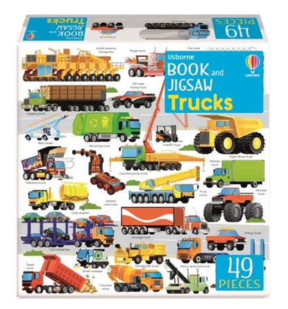 Usborne Book and Jigsaw Trucks, Sam Smith - Paperback - 9781803704807