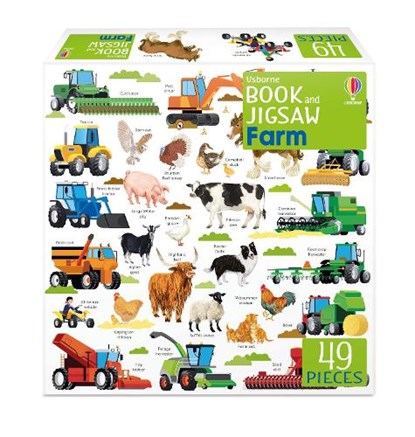 Usborne Book and Jigsaw Farm, Kate Nolan - Paperback - 9781803704838