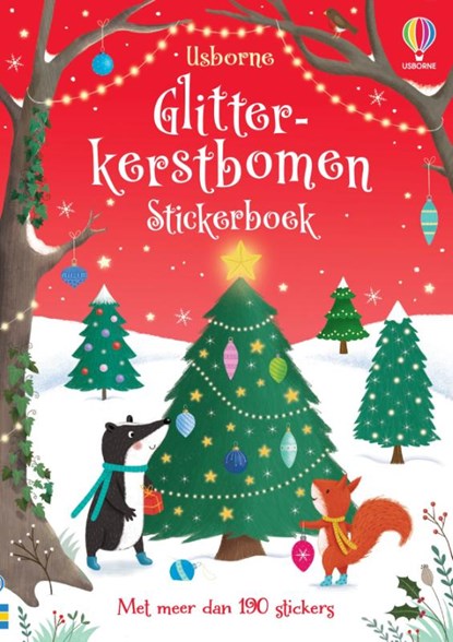 Glitterkerstbomen Stickerboek, niet bekend - Paperback - 9781803707341