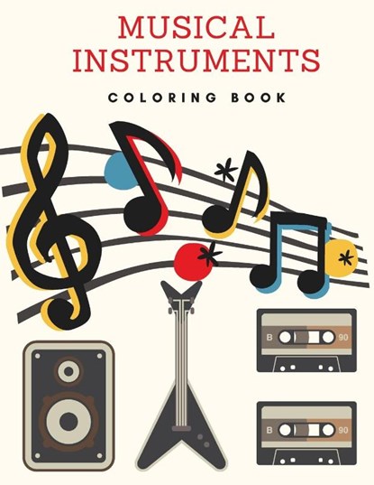 Musical Instruments Coloring Book, Nigel Garett - Paperback - 9781803853314