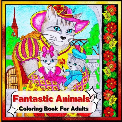 Fantastic Animals Coloring Book for Adults, Peter L. Rus - Paperback - 9781803858715