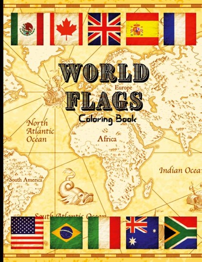 World Flags Coloring Book, Peter L. Rus - Paperback - 9781803858722