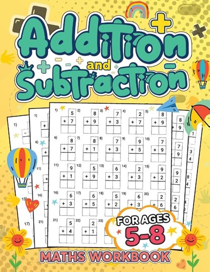 Addition and Subtraction Math Book for Kids Ages 5-8, Peter L. Rus - Paperback - 9781803859989