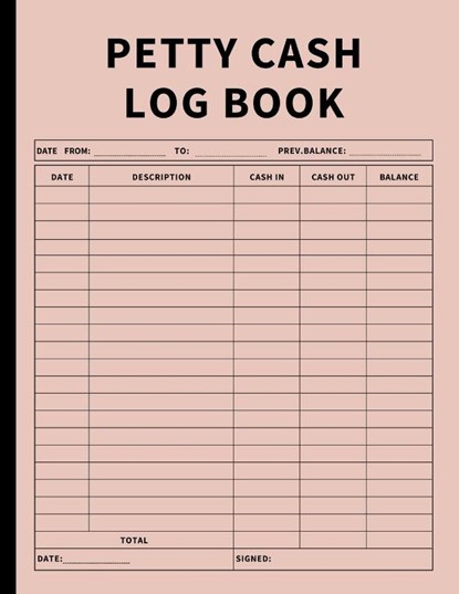 Petty Cash Log Book, Anastasia Finca - Paperback - 9781803932149