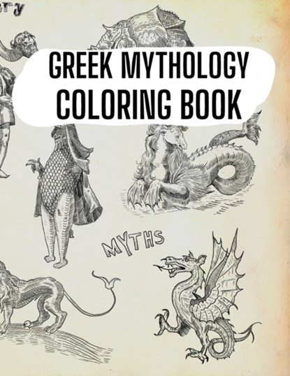 Greek Mythology Coloring Book, Lauren Chloe - Paperback - 9781803970707