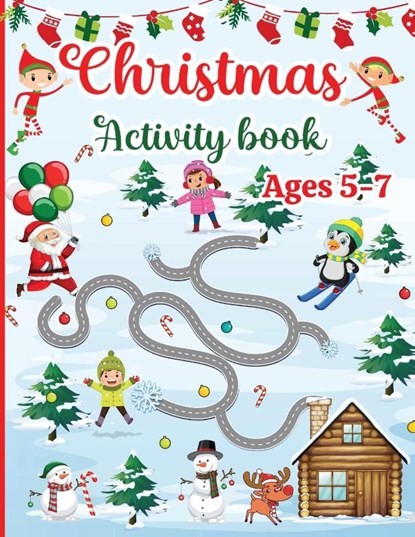Christmas Activity Book for Kids Ages 5-7, Estelle Designs - Paperback - 9781804006078
