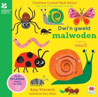 Dwi'n Gweld Malwoden / I Spot a Snail, Kay Vincent - Gebonden - 9781804163917