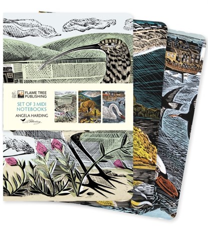 Angela Harding: Wildlife Set of 3 Midi Notebooks, Flame Tree Studio - Overig - 9781804172193