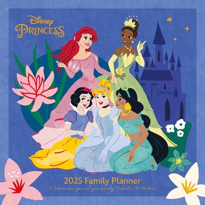 Disney Princess (Princess Stories) 2025 Family Planner Calendar, niet bekend - Paperback - 9781804231456