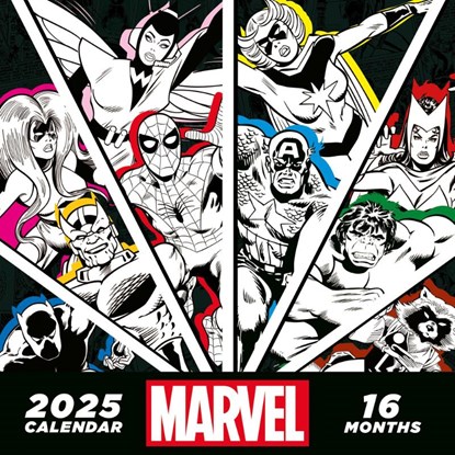 Marvel 2025 Square Calendar, niet bekend - Paperback - 9781804231494
