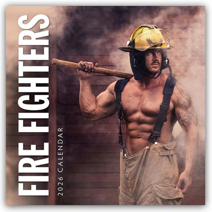 Fire Fighters 2026 Square Wall Calendar, Red Robin - Paperback - 9781804428801