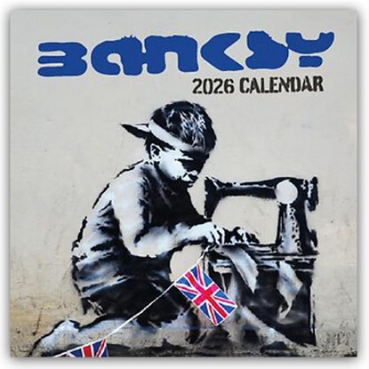 Banksy 2026 Square Wall Calendar, Red Robin - Paperback - 9781804428979