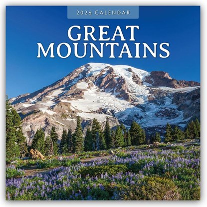 Great Mountains 2026 Square Wall Calendar, Red Robin - Paperback - 9781804429891