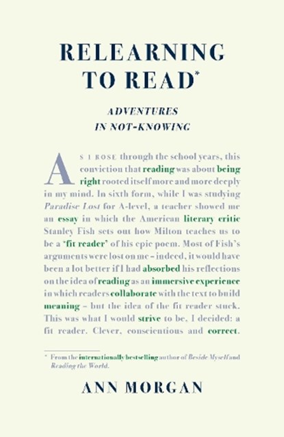 Relearning to Read, Ann Morgan - Paperback - 9781804471326