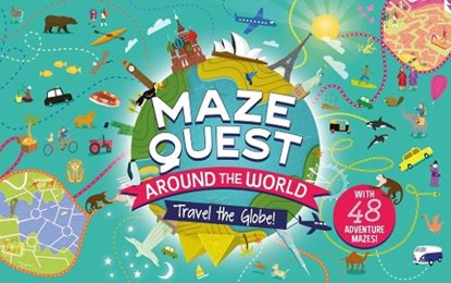 Maze Quest: Around the World, Anna Brett - Paperback - 9781804537695