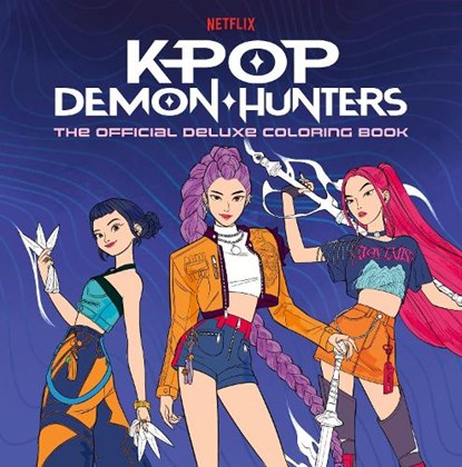 KPop Demon Hunters: The Official Deluxe Colouring Book, Random House Worlds - Paperback - 9781804964026