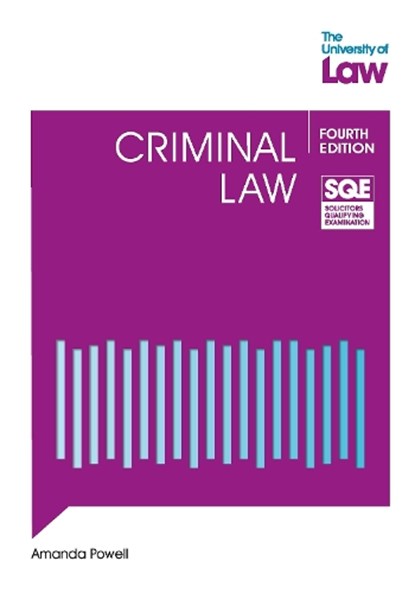SQE - Criminal Law 4e, Amanda Powell - Paperback - 9781805021308