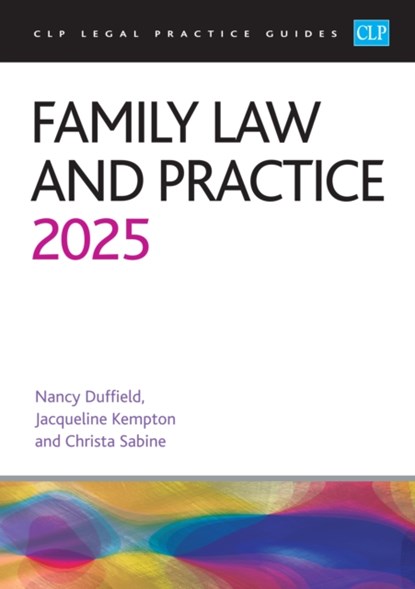Family Law and Practice 2025, Sabine ; Kempton ; Duffield - Paperback - 9781805021490