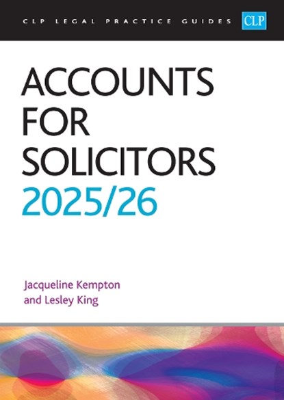 Accounts for Solicitors 2025/26, King ; Kempton - Paperback - 9781805021650