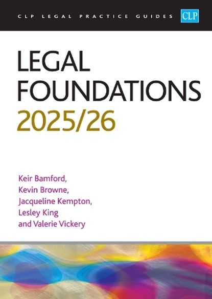 Legal Foundations 2025/26, Browne ; Bamford - Paperback - 9781805021704
