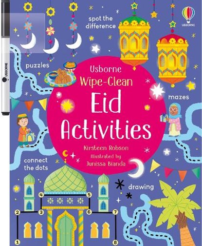Wipe-Clean Eid Activities, Kirsteen Robson - Paperback - 9781805074021