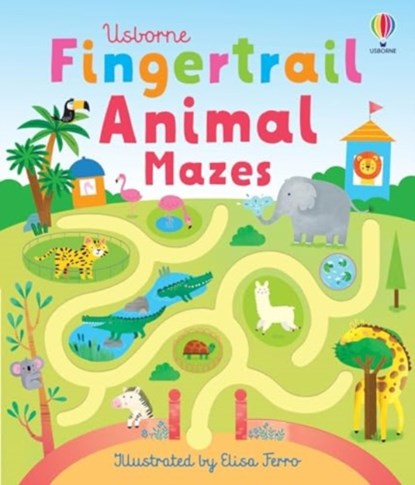 Fingertrail Animal Mazes, Felicity Brooks - Gebonden - 9781805077213
